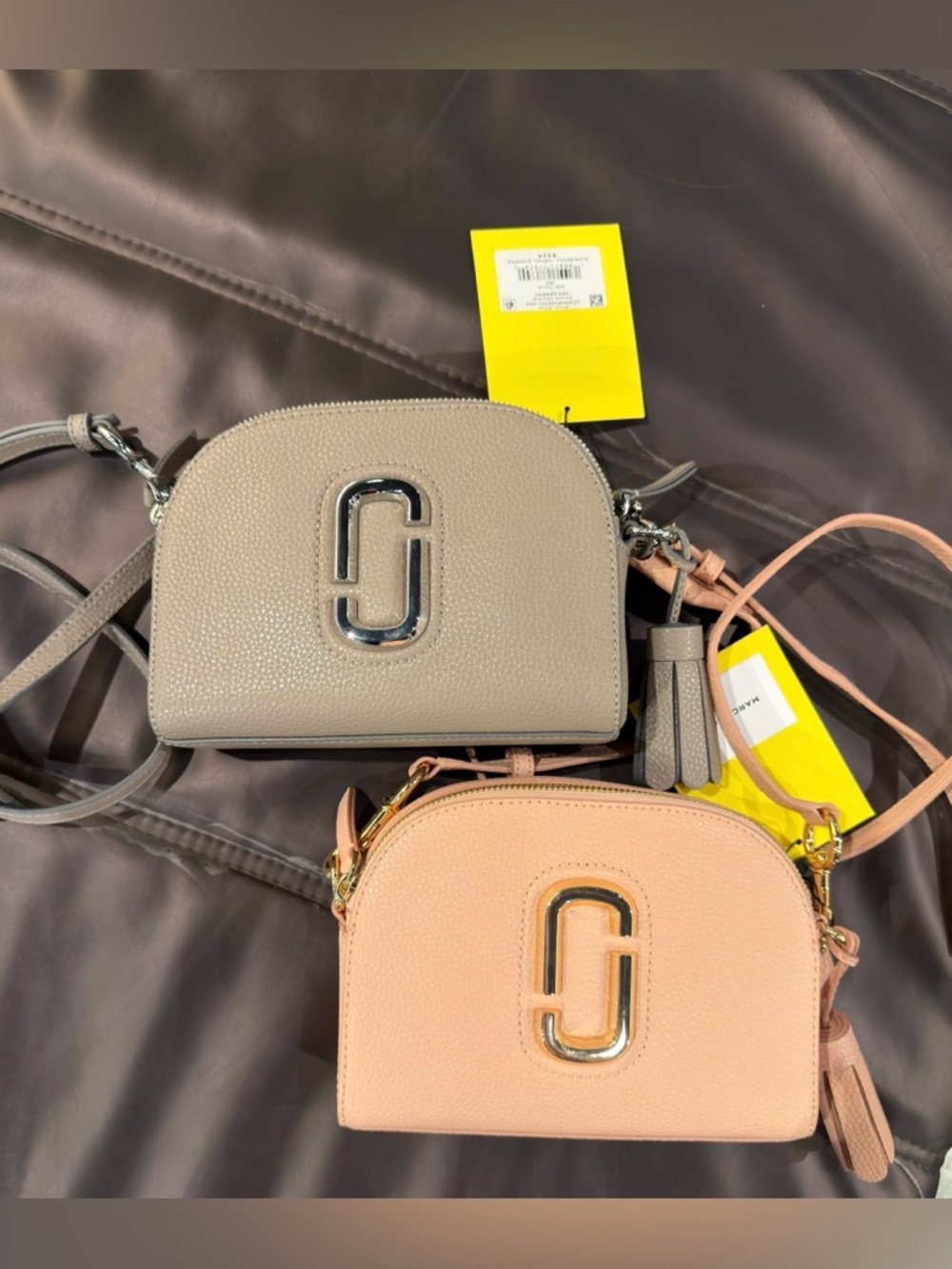 Marc Jacobs Crossbody Duo in Taupe and Blush